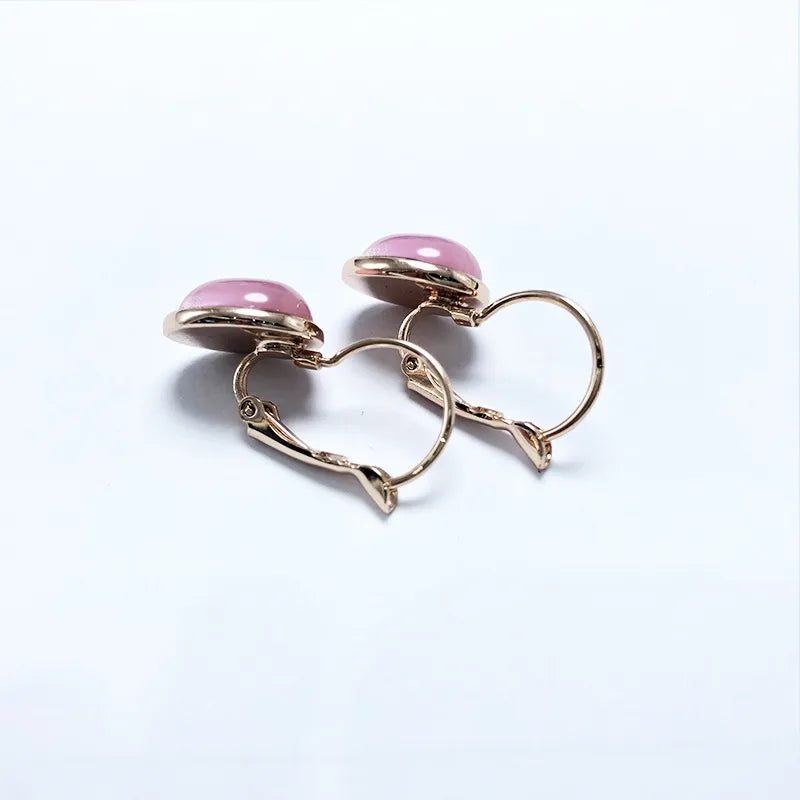 Boucles d'oreilles en pierre de lune vintage exclusives
