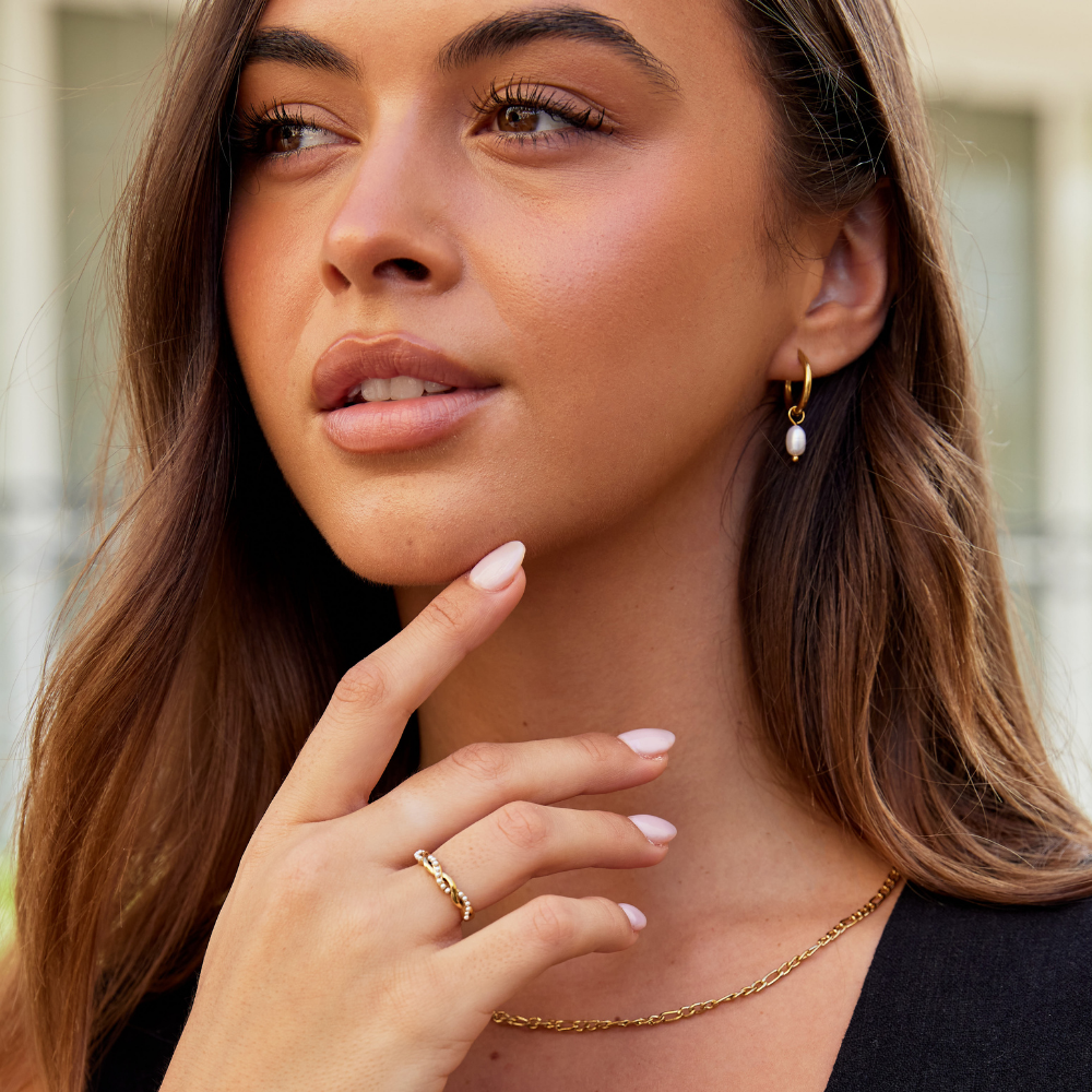 Boucles d'oreilles en perles Bella Sweetwater