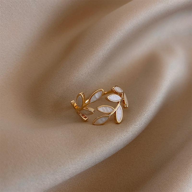 Pure - Bague Ajustable Vit Opalblad