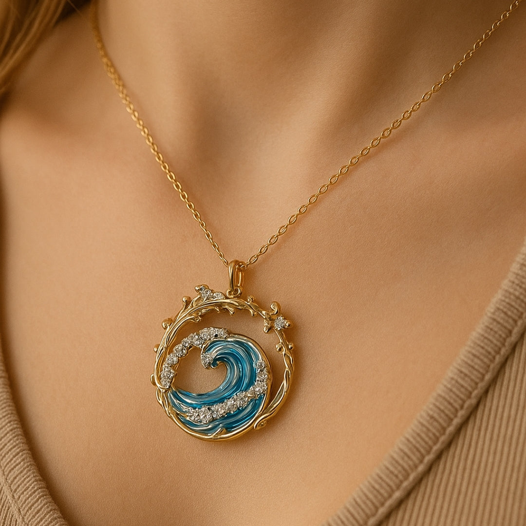 Collier Suspendu Serment de l'Océan