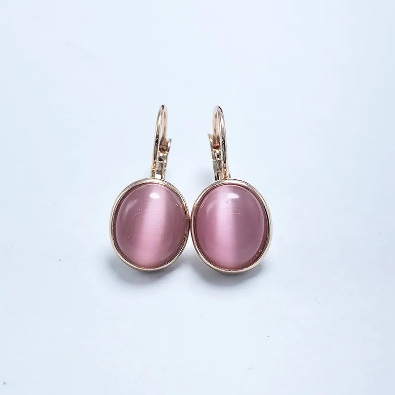 Boucles d'oreilles en pierre de lune vintage exclusives