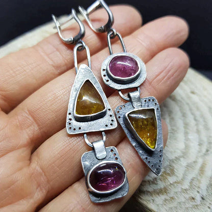 Chic - Boucles d'oreilles triangles vintage