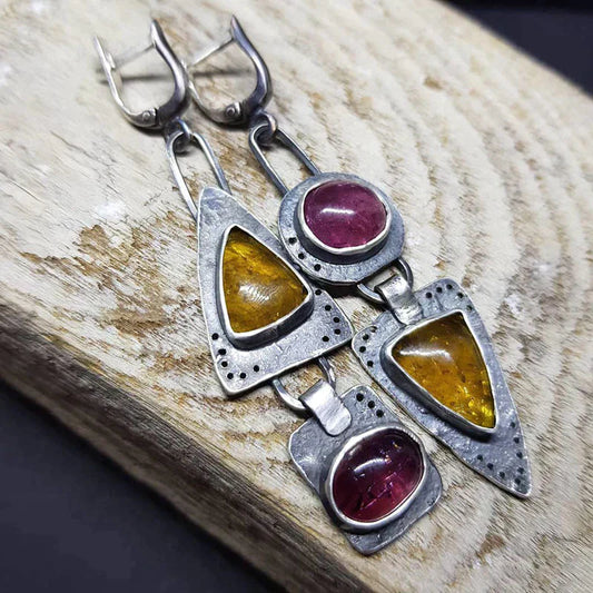Chic - Boucles d'oreilles triangles vintage