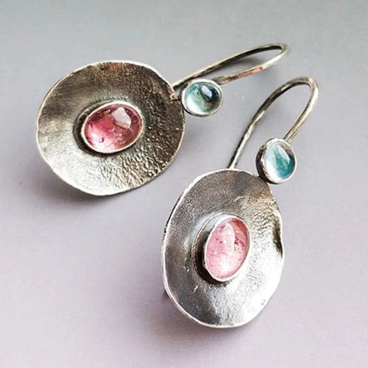 Chic - Boucles d'oreilles en argent vintage