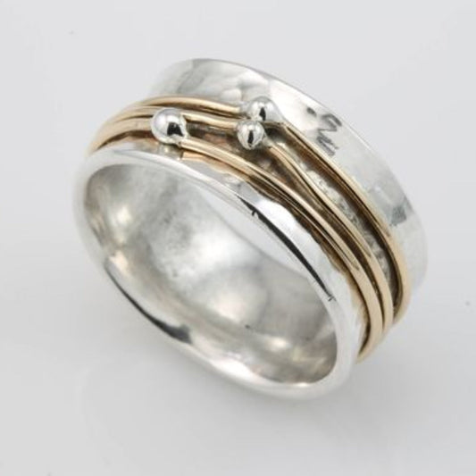 Shine - Bague en Argent Vintage Or