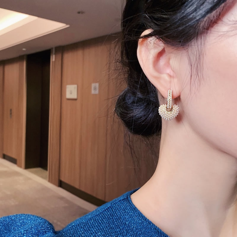 Boucles d'oreilles en perles Yuli Heart