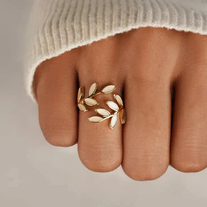 Pure - Bague Ajustable Vit Opalblad