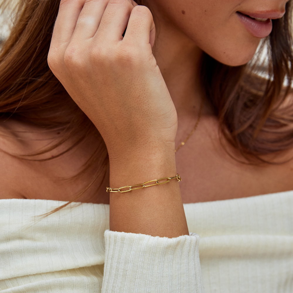 Bracelet en Or Clip