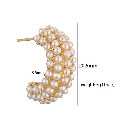 Boucles d'oreilles en perles classiques
