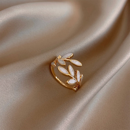 Pure - Bague Ajustable Vit Opalblad