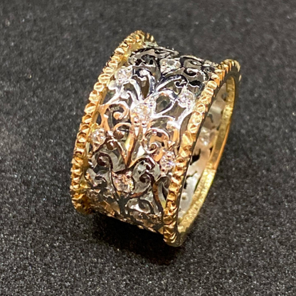 Mika - Bague Vintage en Zirconia Ekblad