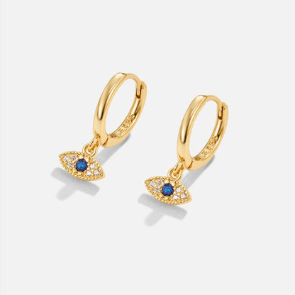 Boucles d'oreilles en forme d'œil