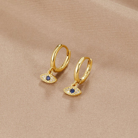 Boucles d'oreilles en forme d'œil