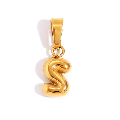Collier Lettre Bulles Chic