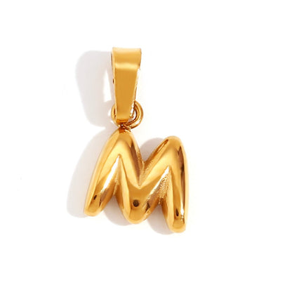 Collier Lettre Bulles Chic