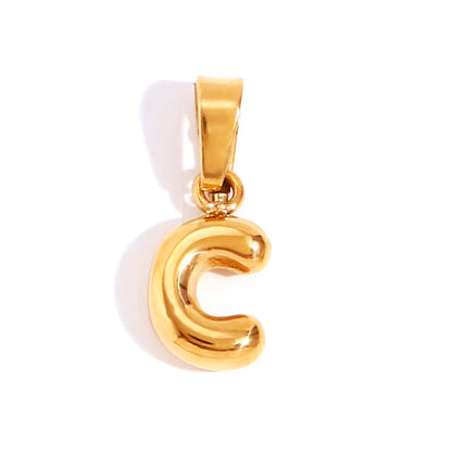 Collier Lettre Bulles Chic