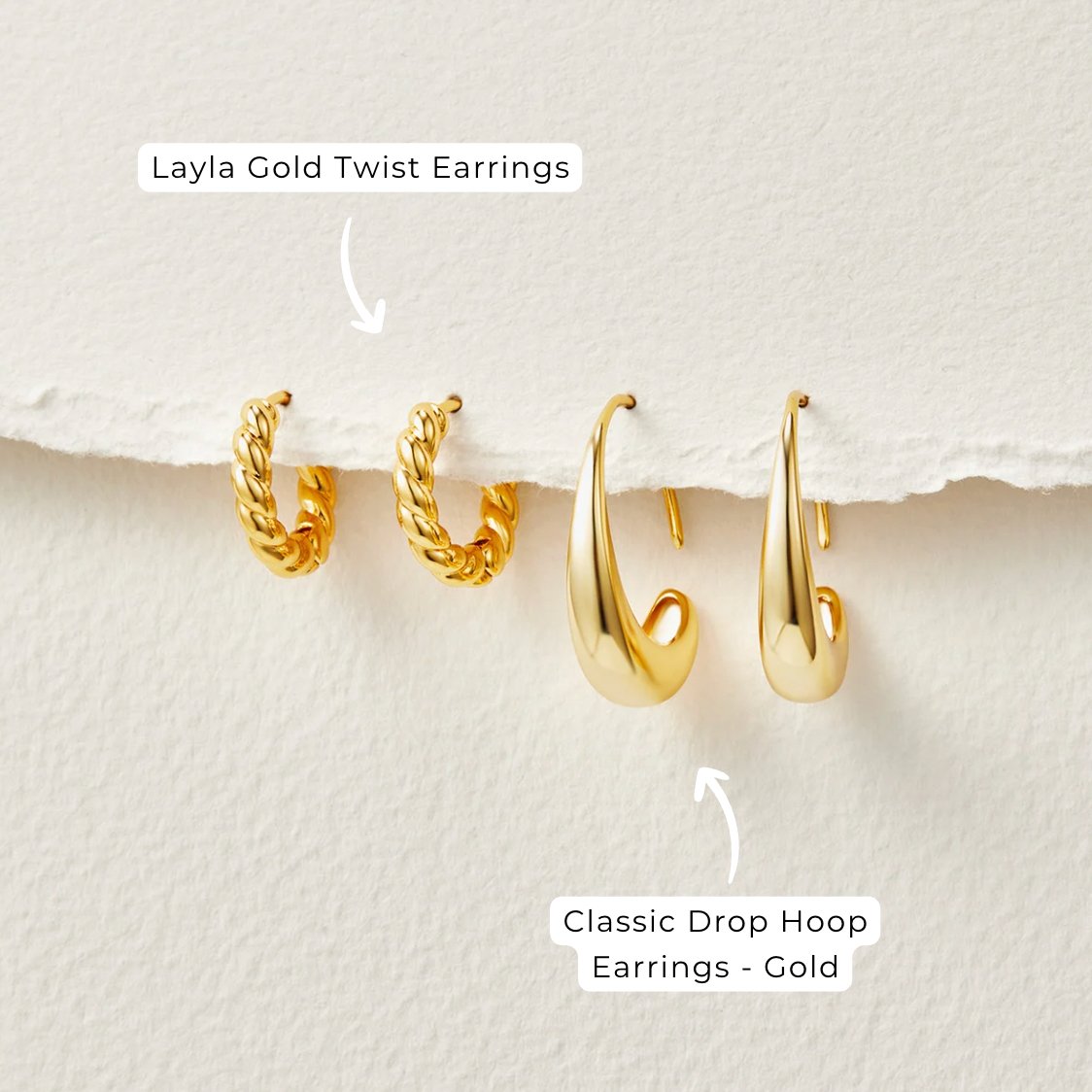 Chine - Boucles d'oreilles en goutte