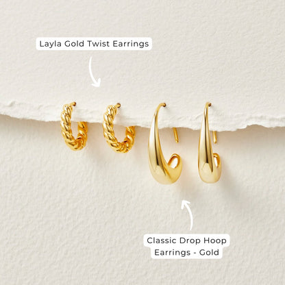 Chine - Boucles d'oreilles en goutte