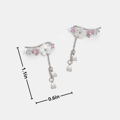 Boucles d'oreilles en fleurs de cerisier