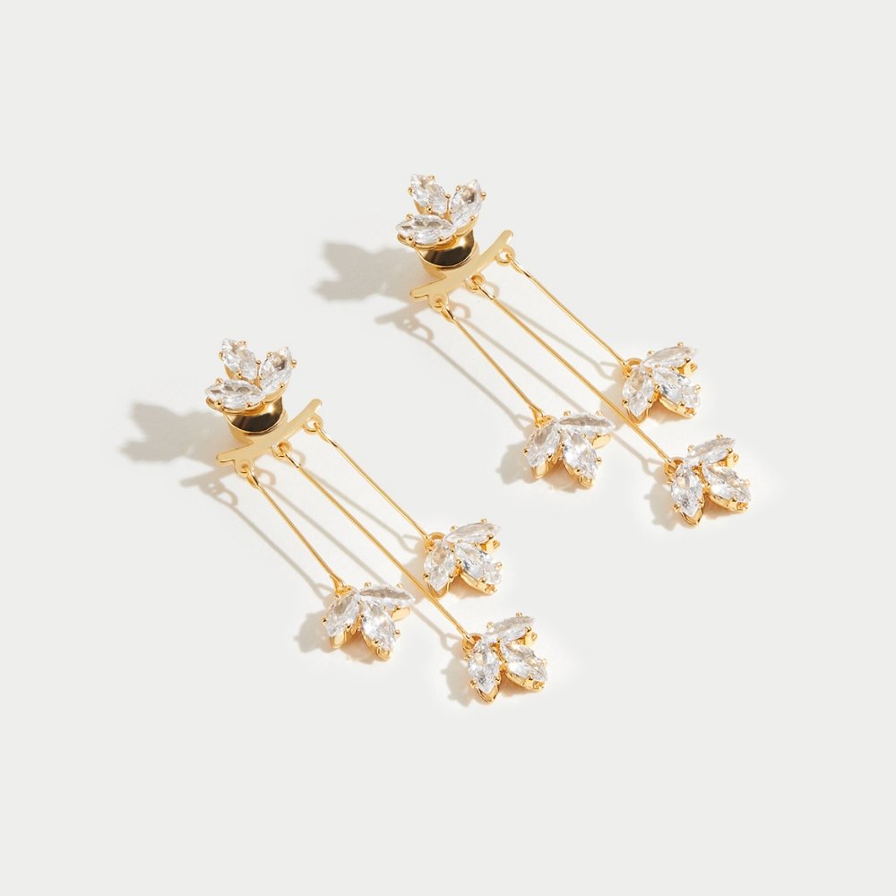 Boucles d'oreilles Élégantes en Cascade