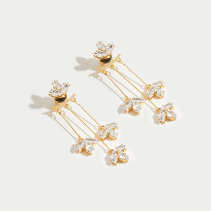 Boucles d'oreilles Élégantes en Cascade