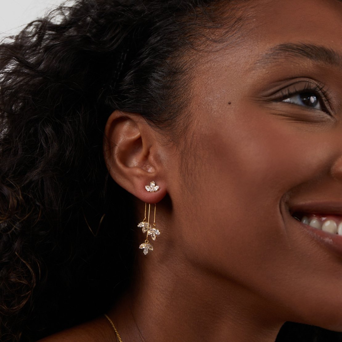 Boucles d'oreilles Élégantes en Cascade
