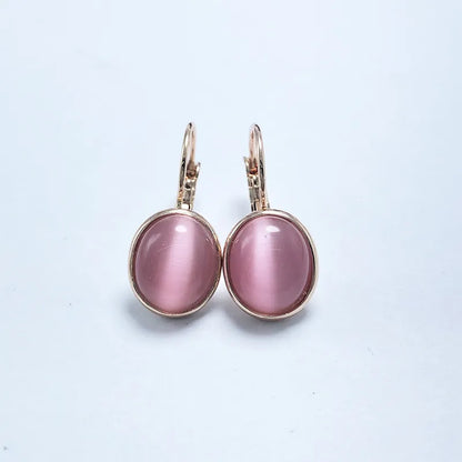 Boucles d'oreilles en pierre de lune vintage exclusives