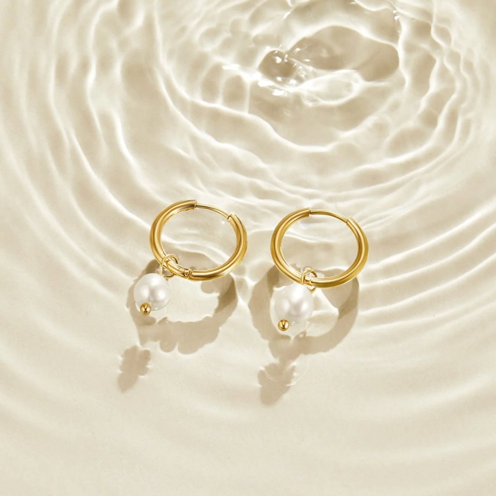 Boucles d'oreilles en perles Bella Sweetwater