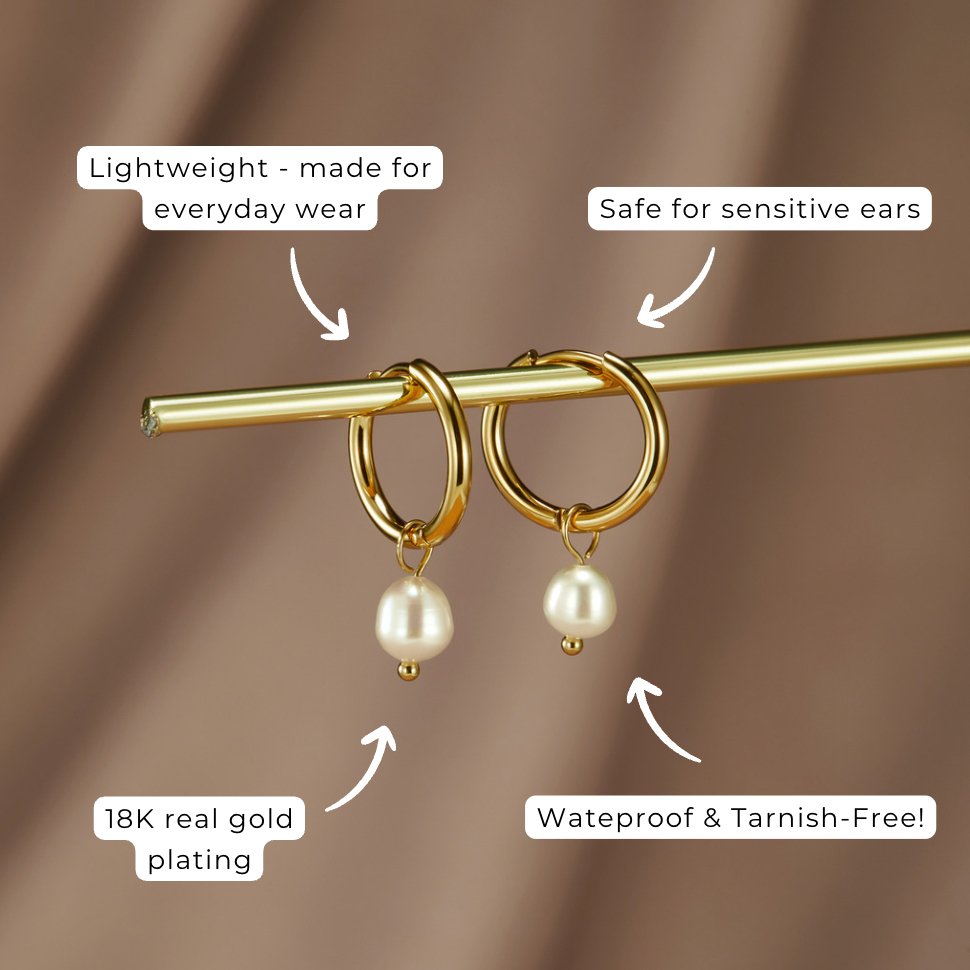 Boucles d'oreilles en perles Bella Sweetwater