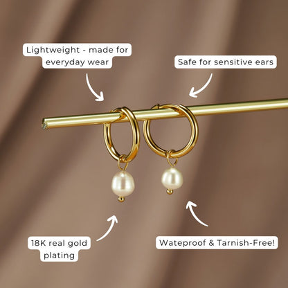 Boucles d'oreilles en perles Bella Sweetwater
