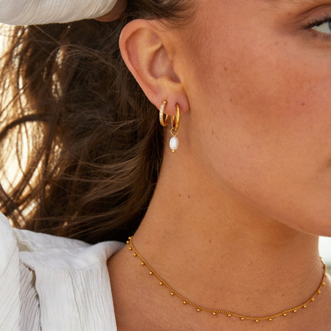 Boucles d'oreilles en perles Bella Sweetwater