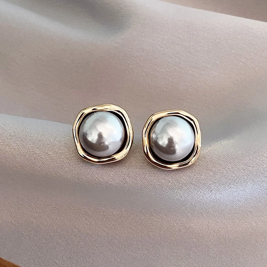 Boucles d'oreilles en perles vintage élégantes