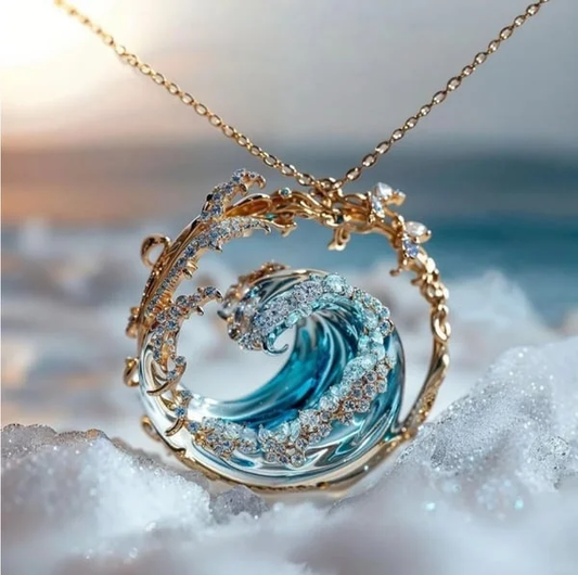 Collier Suspendu Serment de l'Océan