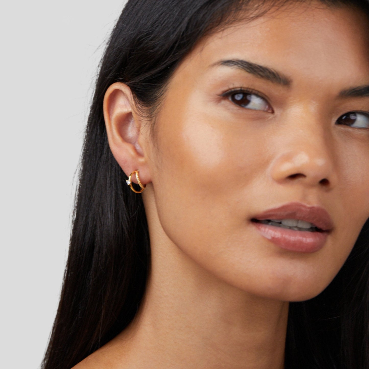 Boucles d'oreilles Artie en cristal doré