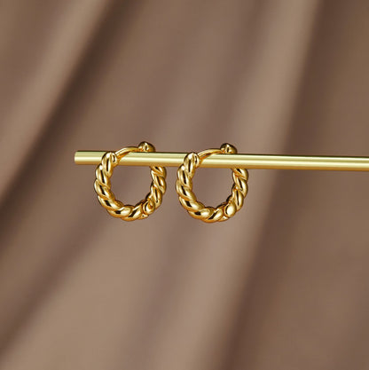 Boucles d'oreilles Luna Gold Twist
