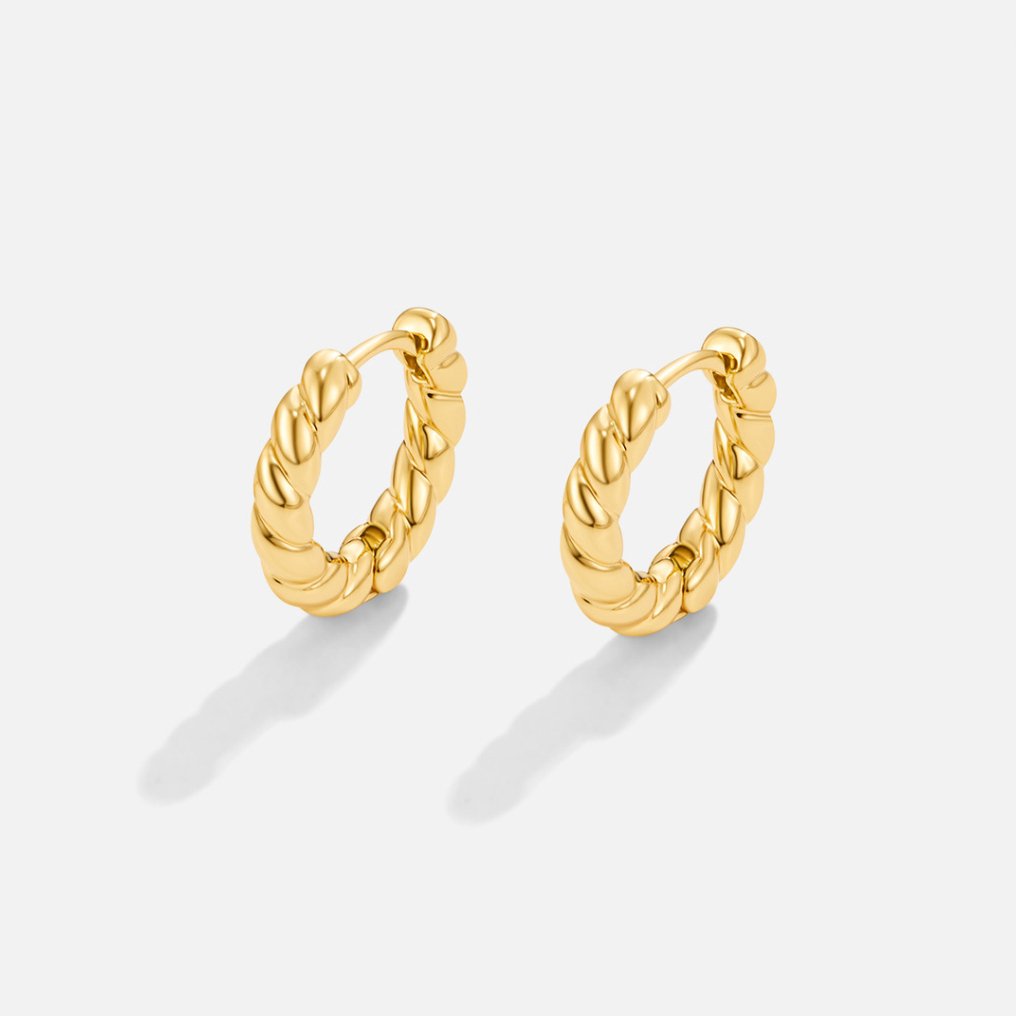 Boucles d'oreilles Luna Gold Twist