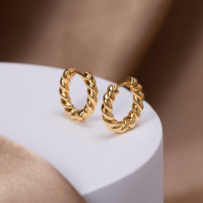 Boucles d'oreilles Luna Gold Twist