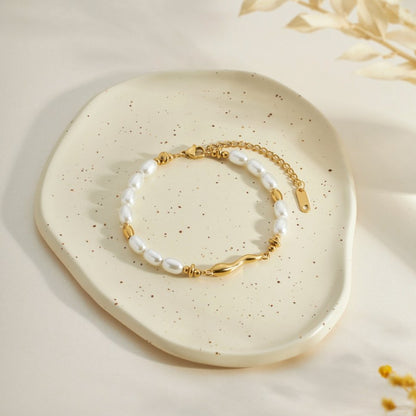 Bracelet en perles d'eau douce