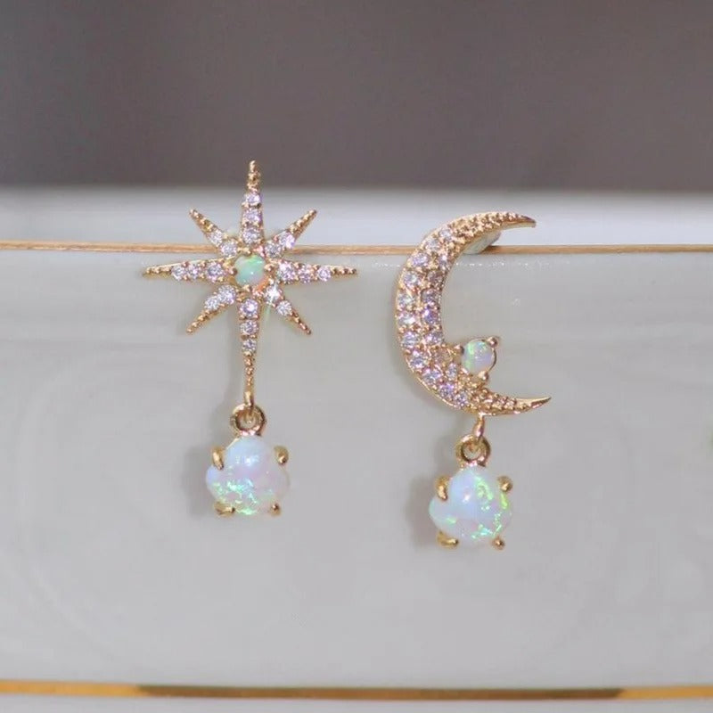 Boucles d'oreilles en perles classiques Star