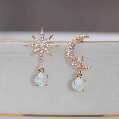 Boucles d'oreilles en perles classiques Star
