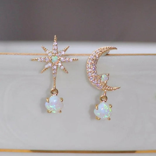 Boucles d'oreilles en perles classiques Star