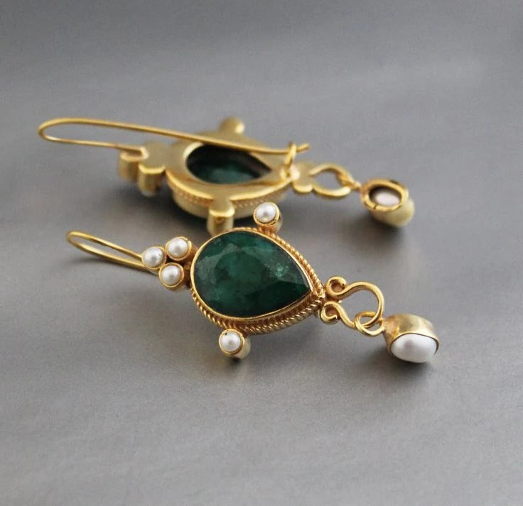 Boucles d'oreilles en perles vintage Gaby