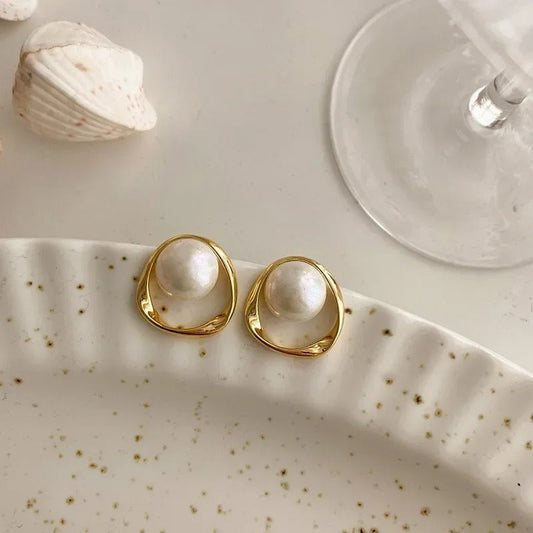 Boucles d'oreilles en perles vintage Emma