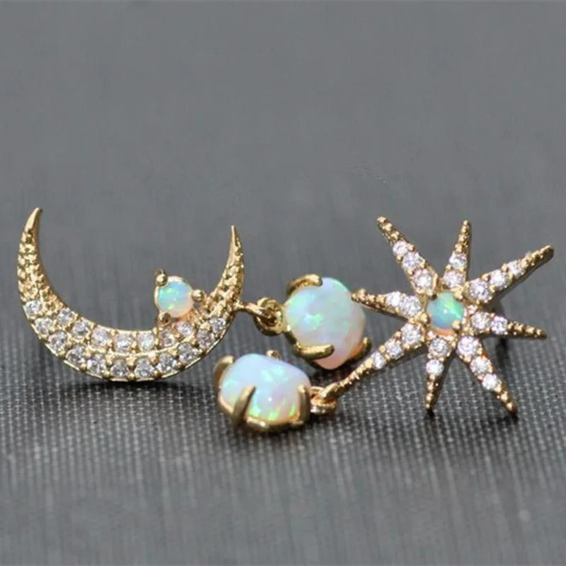 Boucles d'oreilles en perles classiques Star