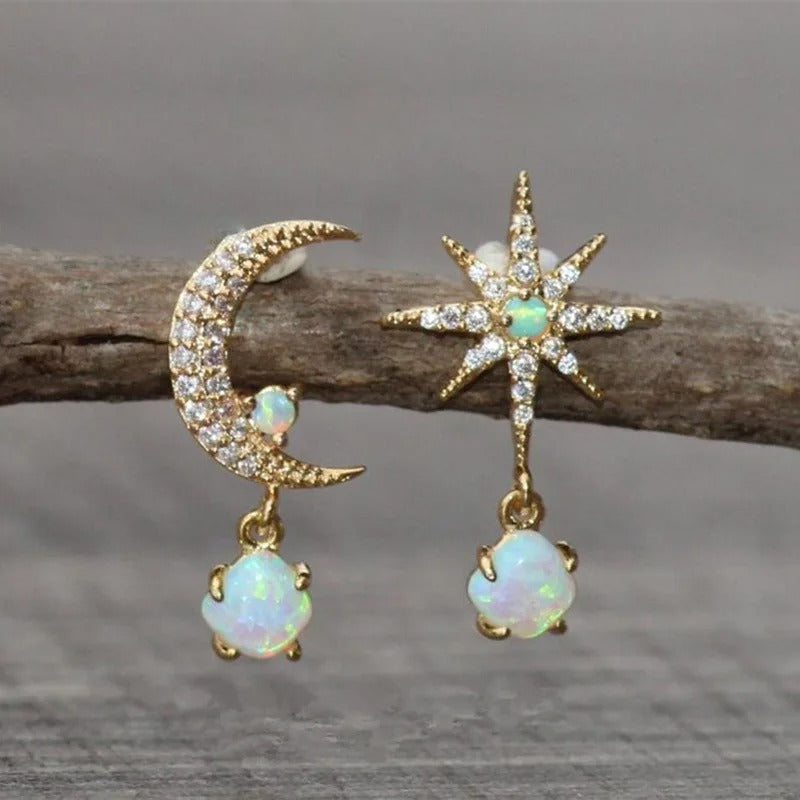 Boucles d'oreilles en perles classiques Star
