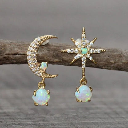 Boucles d'oreilles en perles classiques Star