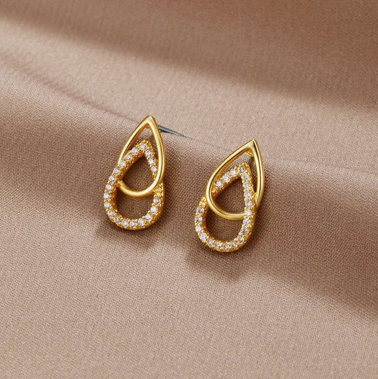 Boucles d'oreilles en forme de goutte d'eau
