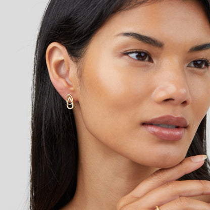 Boucles d'oreilles en forme de goutte d'eau