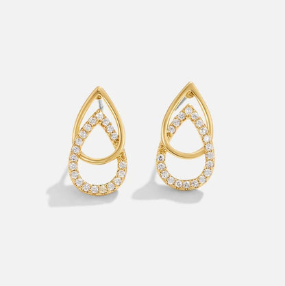 Boucles d'oreilles en forme de goutte d'eau