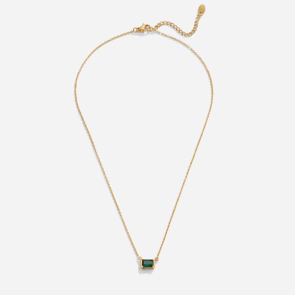 Collier Émeraude Verte Moni